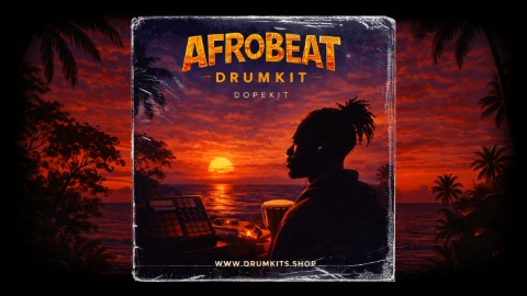 FREE AFROBEAT DRUM KIT @dopekit cover