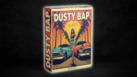 FREE BOOM BAP DRUM KIT - "DUSTY BAP" cover